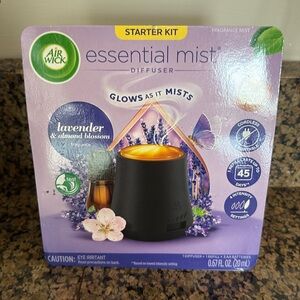Airwick Essential Mist Starter Kit - Lavender & Almond Blossom NWT